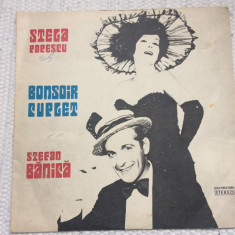 Stela Popescu Stefan Banica Bonsoir Cuplet disc vinyl lp muzica pop musical