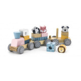 Cumpara ieftin Joc de stivuire Trenulet PolarB, New Classic Toys