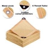 Copertină de soare patrata 3x2 m, negru-bej &ndash; protecție solară premium pentru grădină, terasă sau balcon
