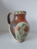 Cana / canceu / ulcica, veche, taraneasca, Lapus, forma bitronconica, 22.5cm inaltime
