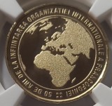 Rom&acirc;nia, 50 Bani 2020, Francofonia, PF 69.