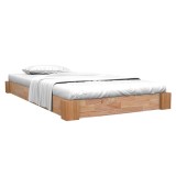 Cumpara ieftin Cadru de pat, 90 x 200 cm, lemn masiv de stejar
