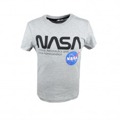 Tricou maneca scurta baieti E Plus M NASA 52 02 016 006, Gri foto