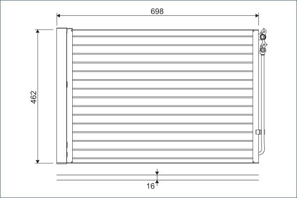 VALEO 814410 Condensator, climatizare