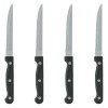 Set Cuțite, Model Tac&acirc;muri pentru Masă, Lamă Zimțată Oțel Inoxidabil, 4 Bucăți, Oem