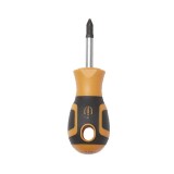 Surubelnita Cruce PH1 Magnusson, Otel, 5x25mm, Maner Antiaderent, Ergonomic, Negru/Portocaliu