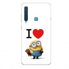 Husa Samsung Galaxy A9 2018 Silicon Gel Tpu Model I Love Minions foto