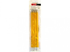 Creion HB cu guma Scriva , Set 4 bucati, pentru scris si desen