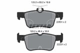 TEXTAR 2253101 set placute frana,frana disc