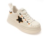 Cumpara ieftin Pantofi sport GRYXX albi, M1181, din piele ecologica