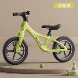 Children&#039;s balance bike without pedals 2 in 1 sliding scooter - Color: fluorescent green 14 inches, Flippy