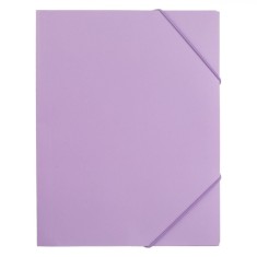 Mapă Carton, Model Reliefat, Lila, Dimensiune 24x31cm, Elastic