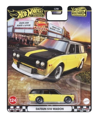 HOT WHEELS PREMIUM BOULEVARD MASINUTA METALICA DATSUN 510 WAGON SCARA 1:64 foto
