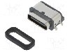 Conector USB C, versiune {{Versiune}}, orizontala, GCT - USB4715-GF-A-KIT