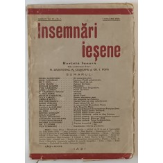 INSEMNARI IESENE , REVISTA LUNARA , ANUL IV , VOLUMUL IX - NR. 1 , 1 IANUARIE , 1939