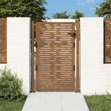 vidaXL Poartă pentru grădină, 105x155 cm, oțel corten, dreptunghiuri