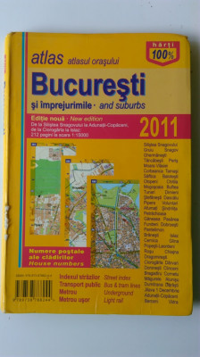 Bucuresti si imprejurimi, Atlas, Ghidul orasului. Harta detaliata (5+1)4 foto