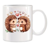Cana alba personalizata pentru indragostiti, INOVATIX&reg;. 330ml