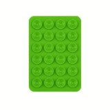 Cumpara ieftin Suport telefon verde 8 x 5,5 x 1 cm, 24 ventuze, silicon flexibil