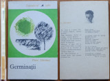 Petre Ghelmez , Germinatii , 1967 , editia 1 cu autograf , volum de debut