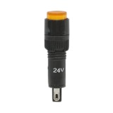 Indicator LED industrial galben 24V &Oslash;8 mm pentru panou Breckner Germany