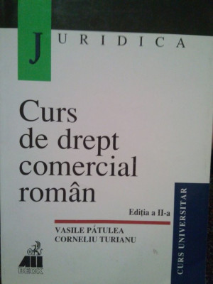 Vasile Patulea - Curs de drept comercial roman, editia a II-a (2000) foto