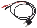 Cablu de măsurare CAL TEST 60VDC 30VAC 3A cu soclu axial, 4mm, 1m