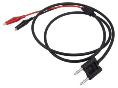 Cablu de măsurare CAL TEST 60VDC 30VAC 3A cu soclu axial, 4mm, 1m
