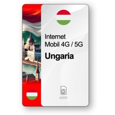 eSIM Internet Ungaria, valabil 7 zile, trafic 1 GB, Standard