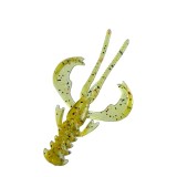 Năluca soft Crazy Fish Nimble 30mm culoare 1 Usturoi Sinking