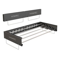 Uscator de rufe metalic glisant HAWIRE M-100, Negru