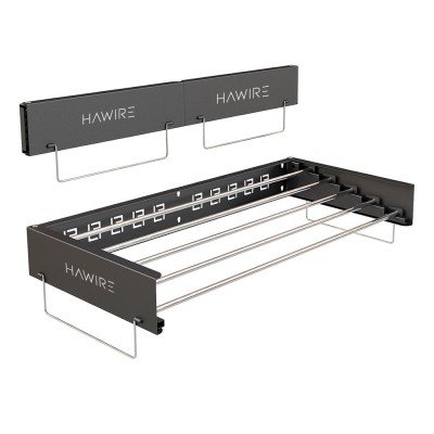 Uscator de rufe metalic glisant HAWIRE M-100, Negru foto