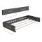 Uscator de rufe metalic glisant HAWIRE M-100, Negru
