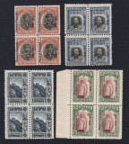 ROMANIA 1917 POSTA BULGARA SUPRATIPAR SERIE BL 4 MNH