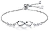 Cumpara ieftin Brățară Reglabilă din Argint 925 cu Simbolul Infinit &ndash; Cadoul Perfect COD, Argintboutique