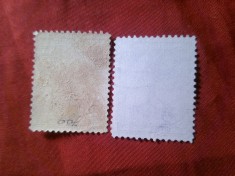 2 Timbre Turcia 1931 - Copac - A 2a Conferinta Balcanica 12k sarniera si 30k stampilat