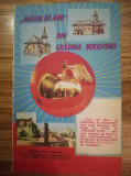 1977 Reclamă OJT Suceava, MARUL DE AUR, Bucovina turism comunism 19x12