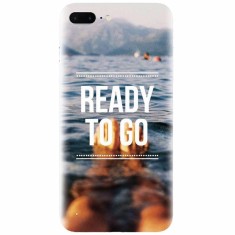 Husa silicon pentru Apple Iphone 8 Plus, Ready To Go Swimming