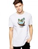 Tricou barbati alb - Beachin - XL, THEICONIC