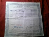 Chitanta - Recipisa Primaria Sectorului II Negru Bucuresti 1929