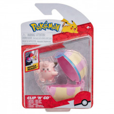 Figurina in bila Clip N Go Pokemon S2, Clefairy si Heal Ball