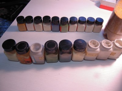 LOT de 21 coloranti pentru topitura din sticla (topitura sau cuptor inductie) foto