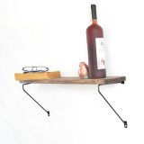 Cumpara ieftin Raft din lemn Wr038 Nuc 60x20x14 cm