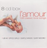Cumpara ieftin CD 8XCD Various &ndash; L&#039;Amour - 128 Classic Love Songs (EX)
