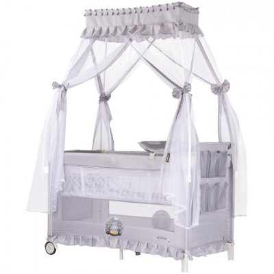 Patut pliabil Chipolino Palace Hippo grey foto