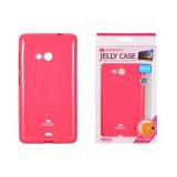 Husa Mercury Jelly Microsoft Lumia 535 Roz Blister, Silicon, Carcasa