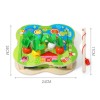 Joc educativ montessori de Motricitate 2 in 1 Fishing and Harvest JH-247