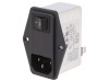 Conector Alimentare AC Soclu Tată 6A 250V 1,6mH RIS0622H2