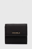 Coccinelle portofel de piele femei, culoarea negru, E2 MW5 11 B8 01