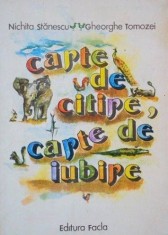 Nichita Stanescu, Gheorghe Tomozei - Carte de citire, carte de iubire (Facla, 1980, ilustratii: Janos Bencsik) Abecedar poetic poezii copilarie mama